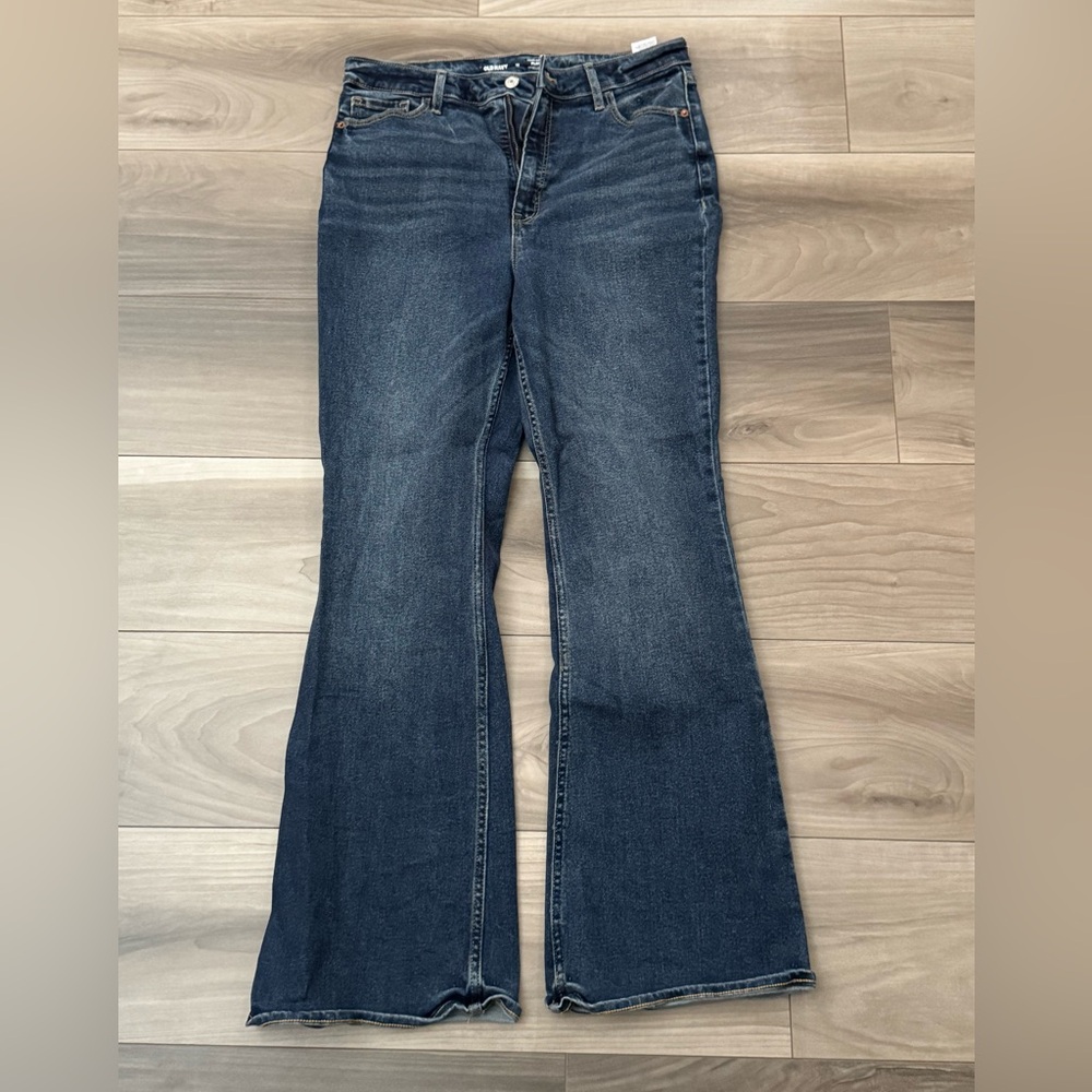 Old Navy Dark Blue Flare Jeans